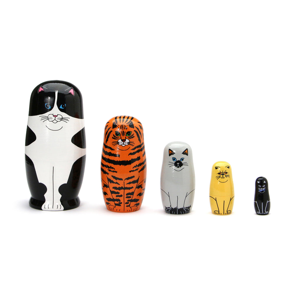 Nesting Cats Set – Set of 5