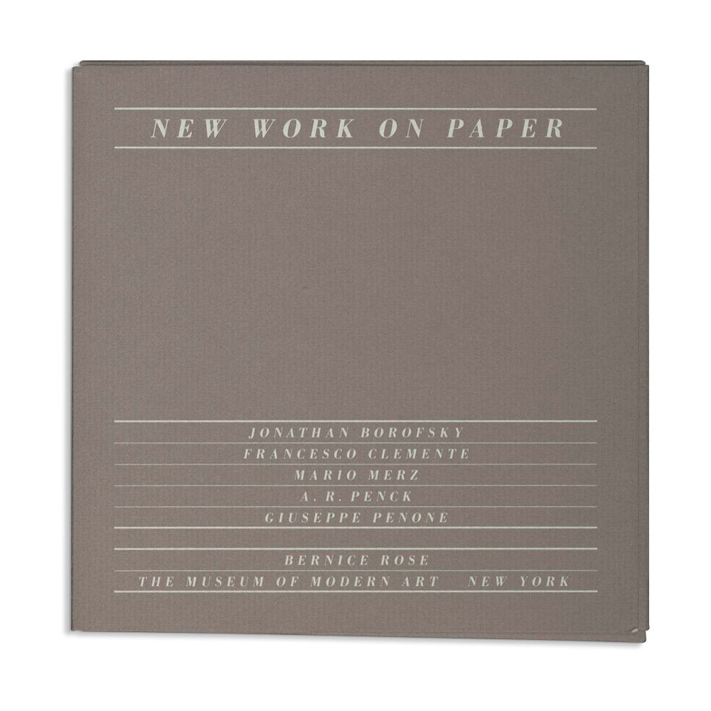 New Work on Paper 2: Borofsky, Clemente, Merz, Penck, Penone – Paperback