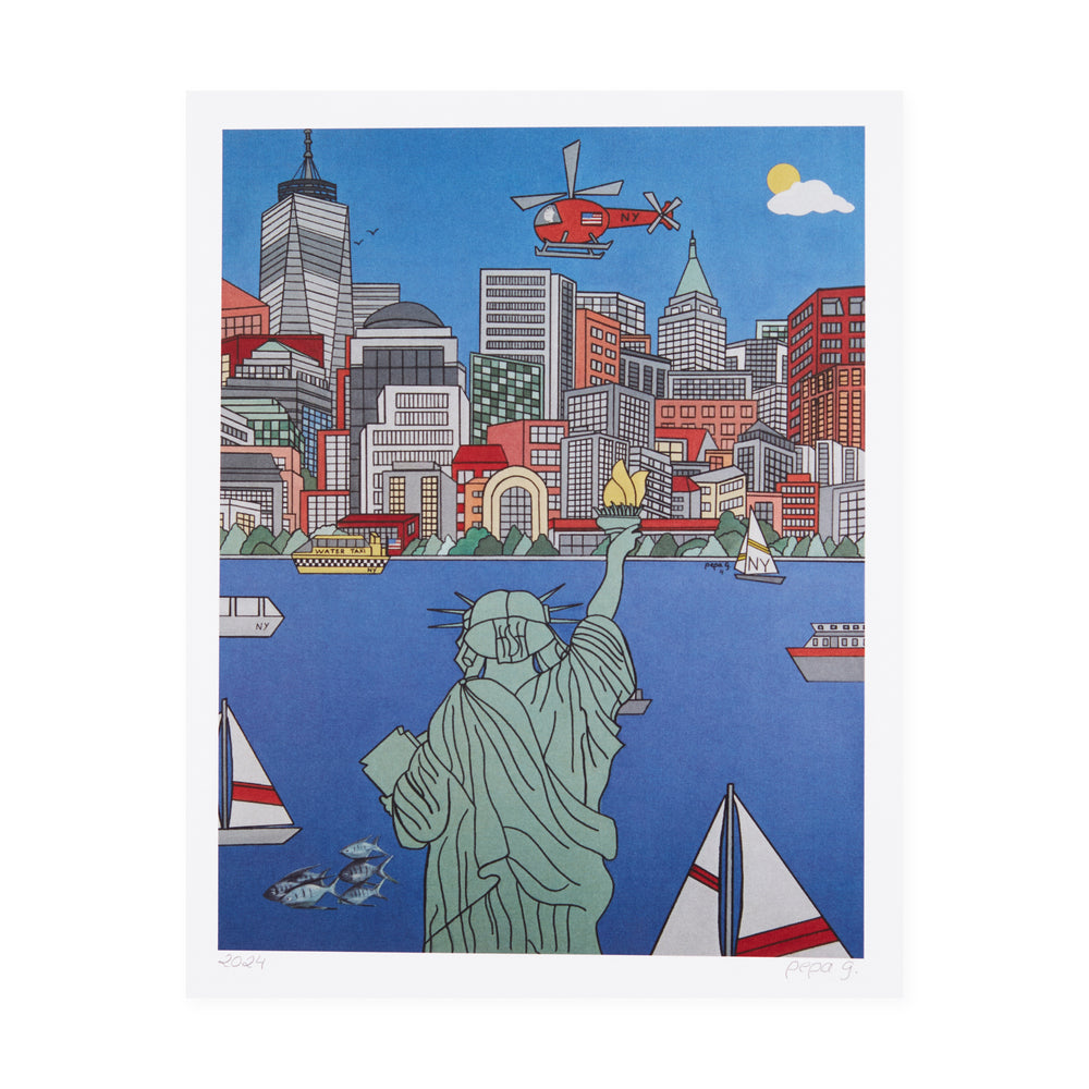 Liberty Harbor 8 x 10 Print