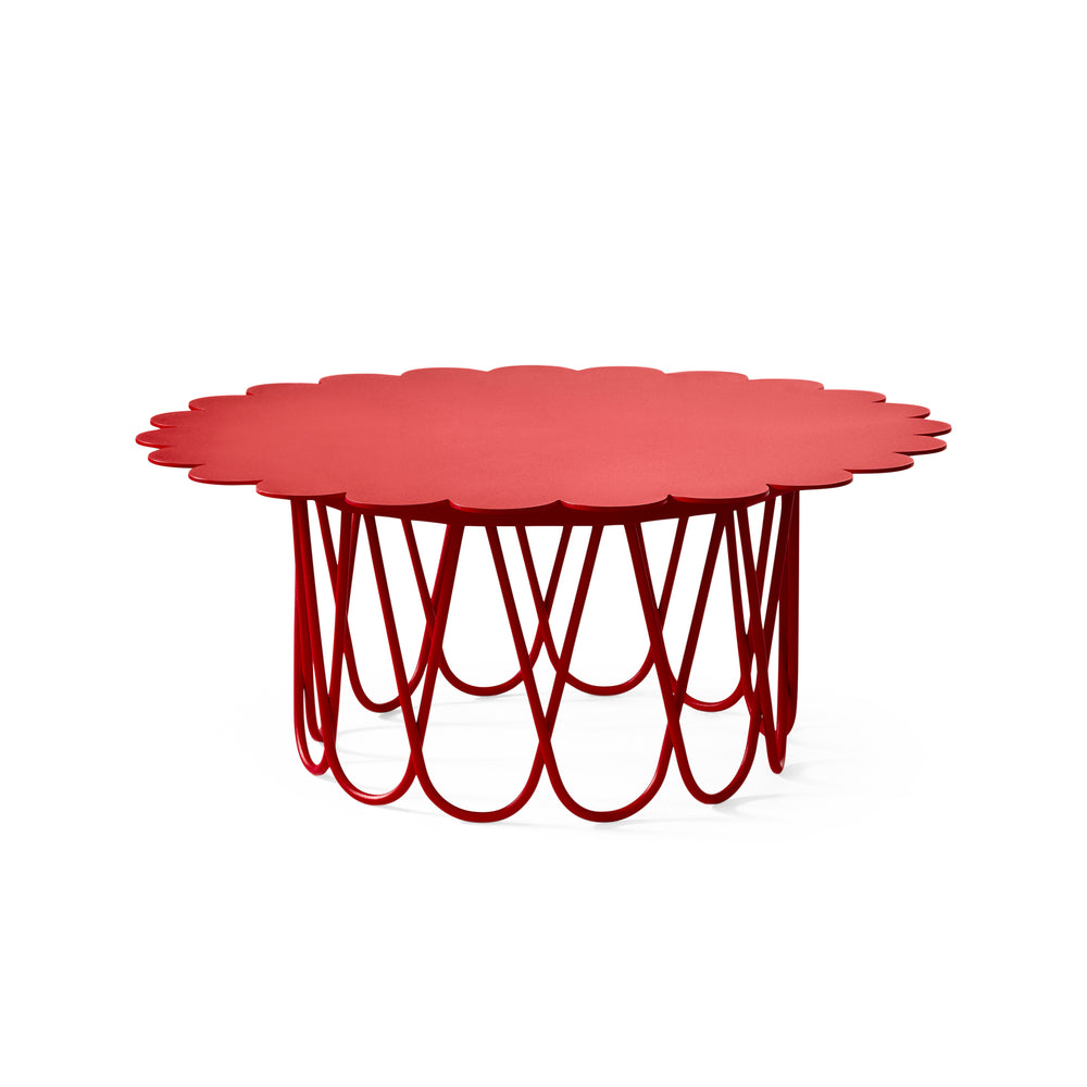Alexander Girard Flower Coffee Table from Herman Miller – Red