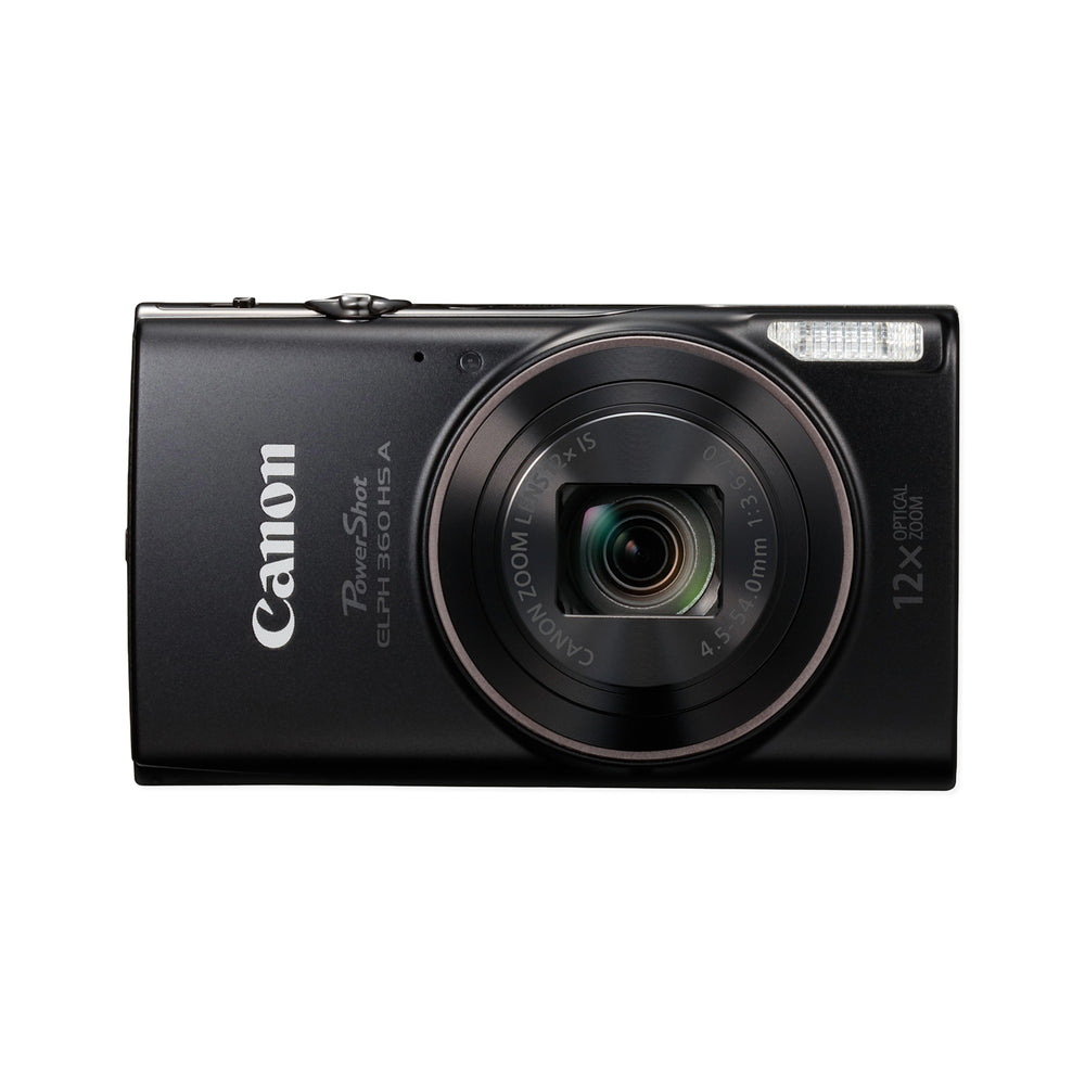 Canon PowerShot ELPH 360 HS A Camera – Black