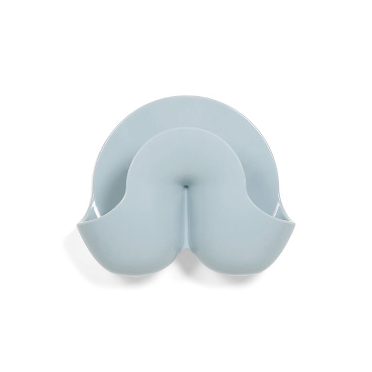 Swell Coat Rack & Wall Organizer – Blue/ Gray