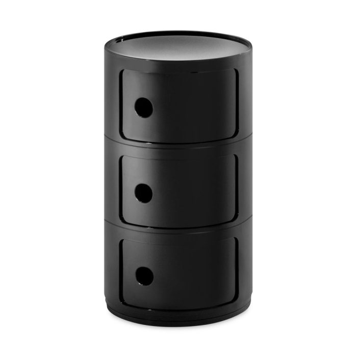 Kartell Componibili 3-Tier Storage – Black