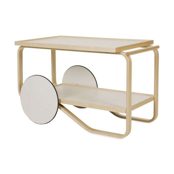 Artek Aalto Tea Trolley 901 – White/ Birch