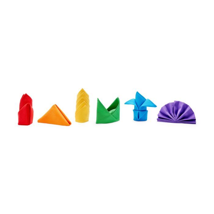 Fold-by-Number Cloth Napkins – Set of 6