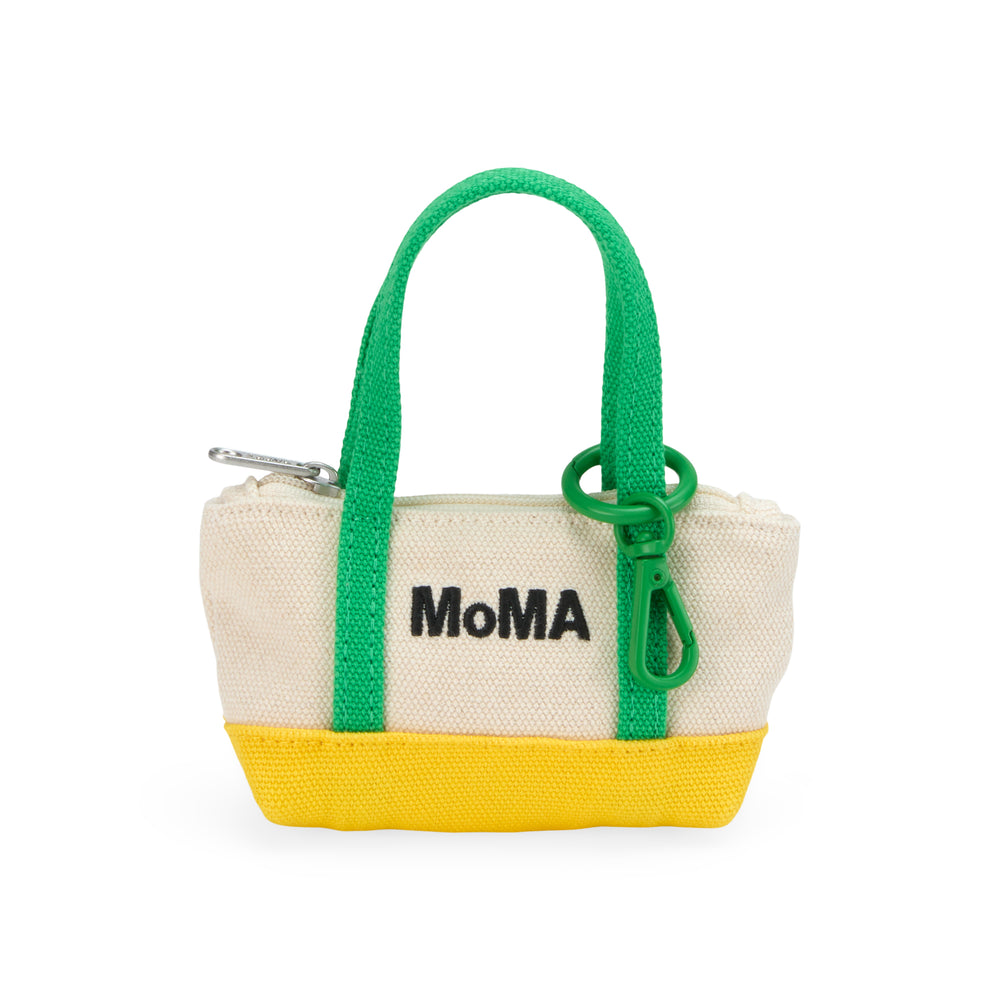 MoMA BAGGU Tote Bag Charm – Green/ Yellow