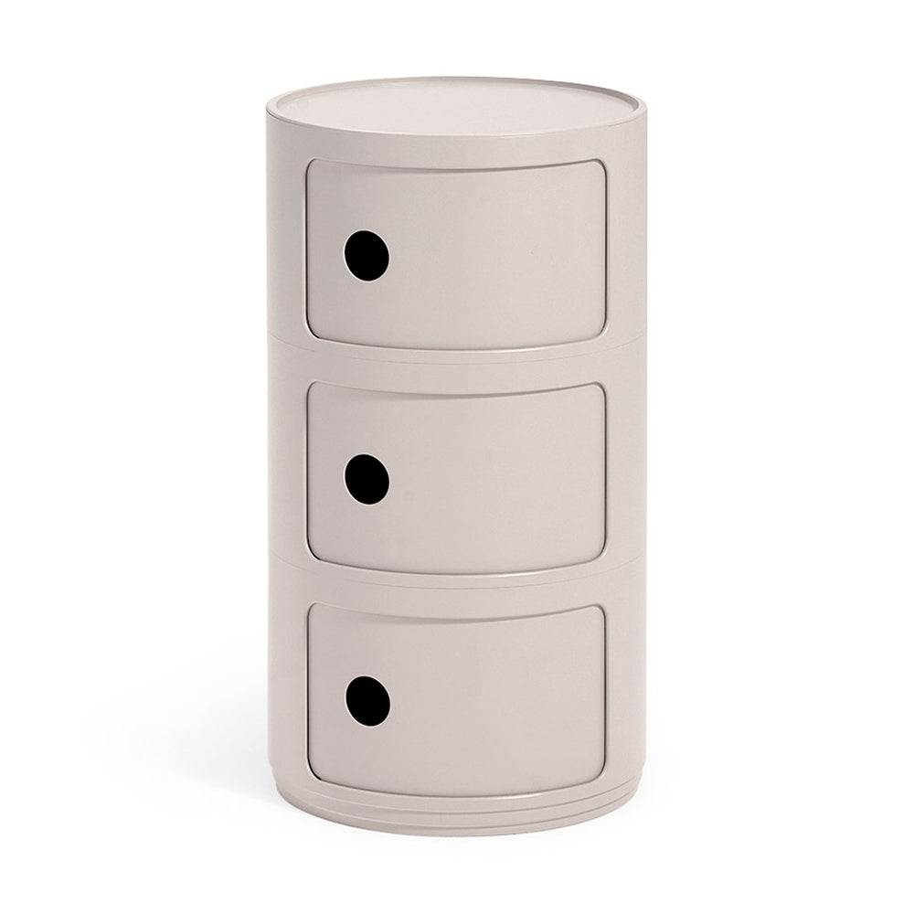 Kartell Bio Componibili 3 Tier Storage – Cream