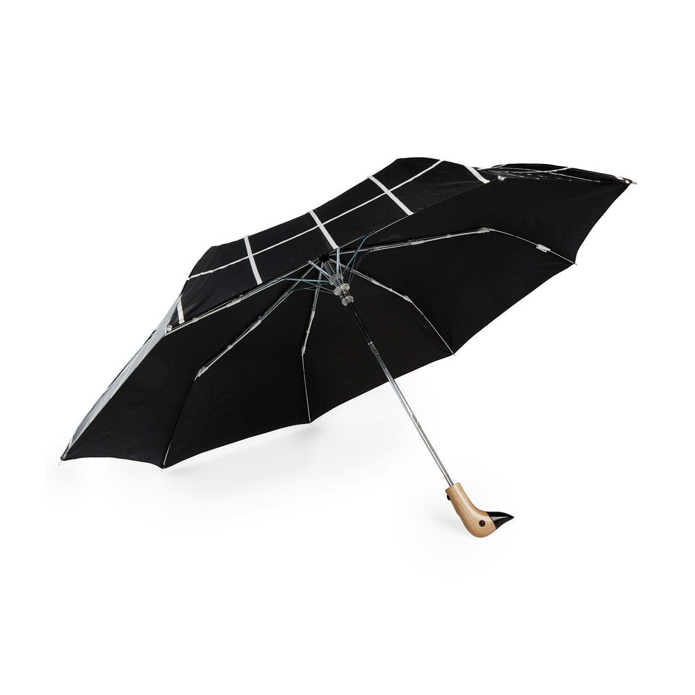 Original Duckhead Recycled Plastic Umbrella – Black Grid