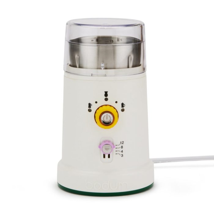 Bodum Adjustable Electric Coffee Grinder – White/ Multi
