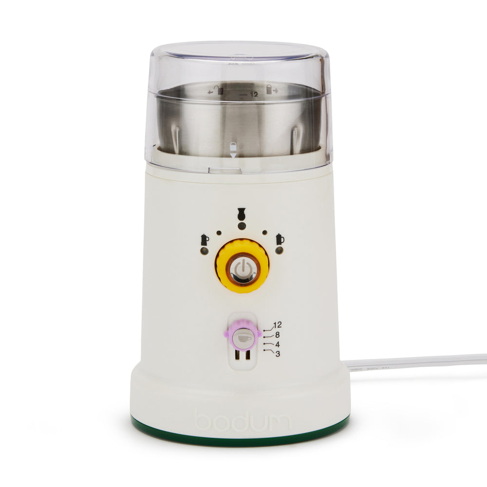 Bodum Adjustable Electric Coffee Grinder – White/ Multi