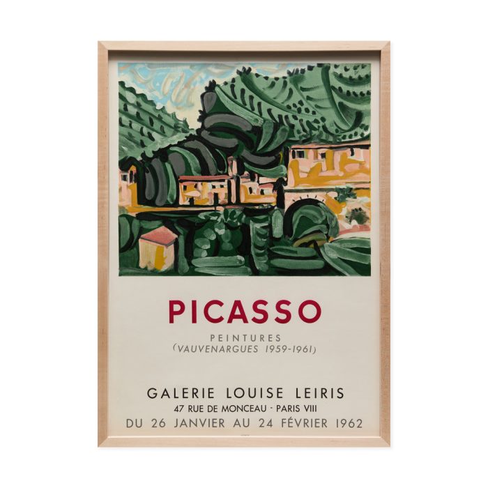Pablo Picasso Peintures 1962 Framed Poster