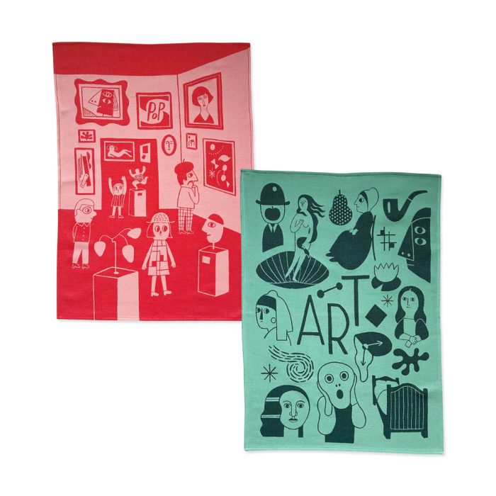 Art Lovers Cotton Tea Towels – Set of 2