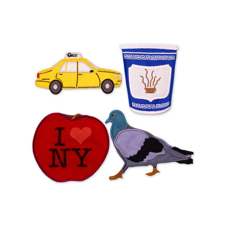 I (Heart) NY Linen Cocktail Napkins – Set of 4