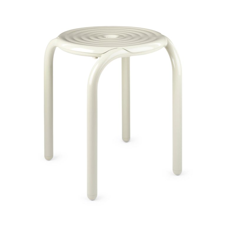 Tom Dixon Groove Stacking Outdoor Stacking Stool – Putty