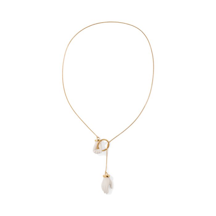 Andrés Gallardo Little Hands Link Gold-Plated Necklace