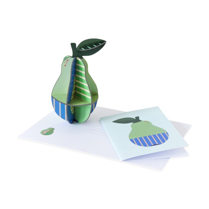 Pear Pop-Out Greeting Card