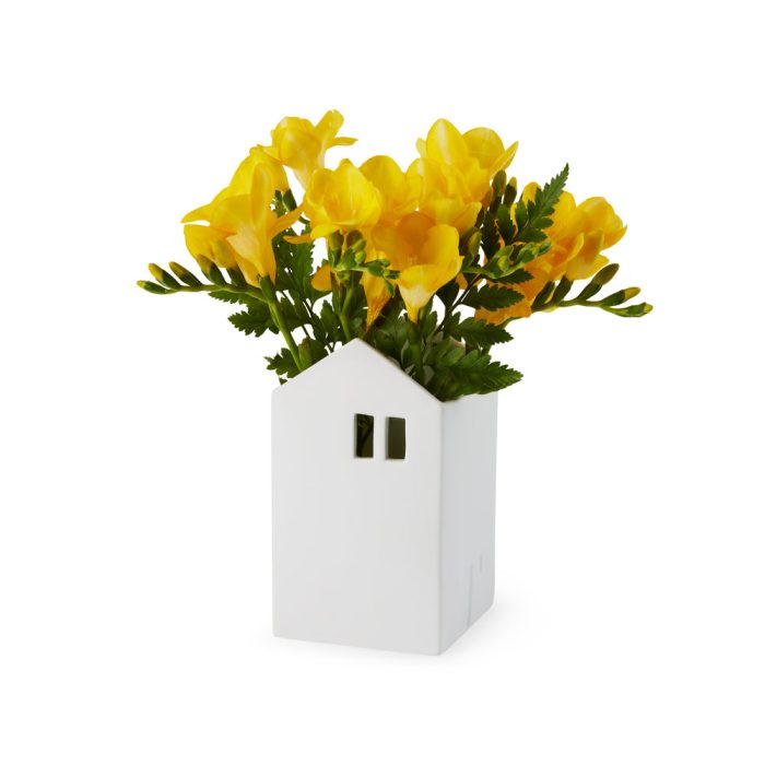 Village House Porcelain Vase – Small