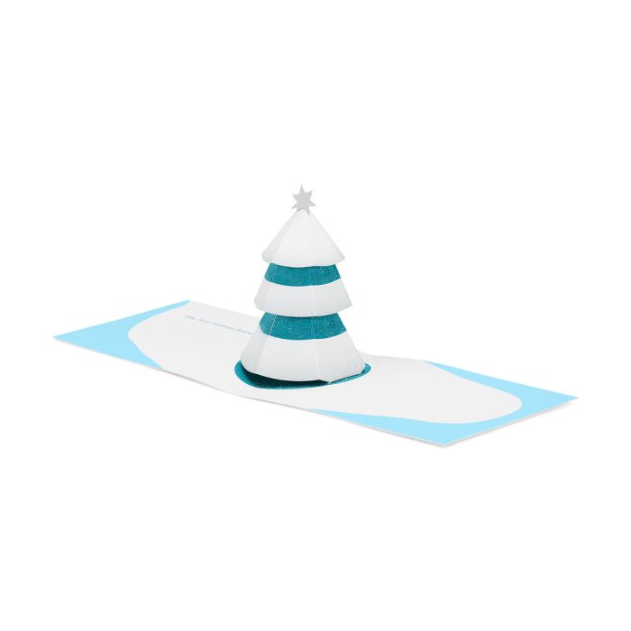 Winter Spruce Holiday Pop-Up Cards – Set of 8