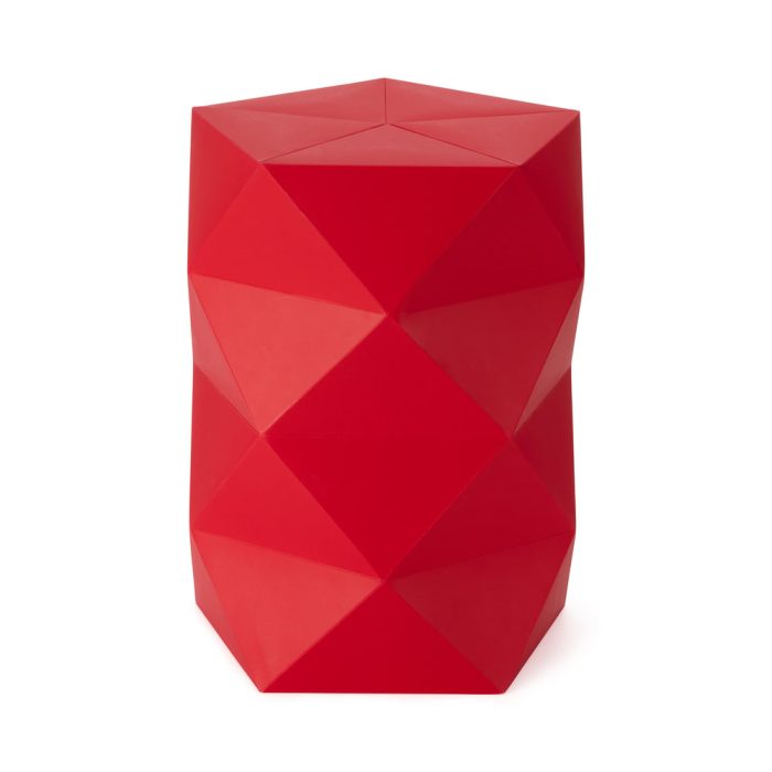 Origami Recycled Paper Stool – Red