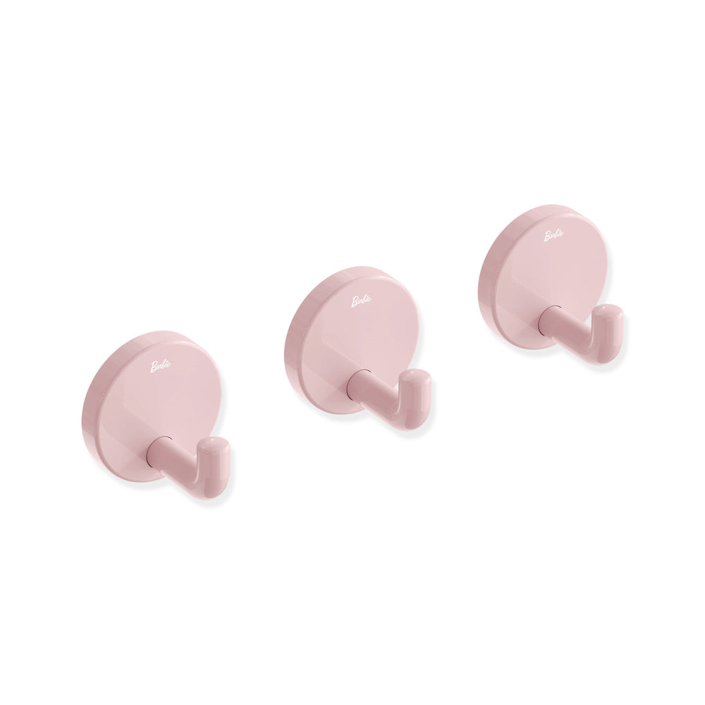 Barbie x Hewi Pink Wall Hooks – Set of 3