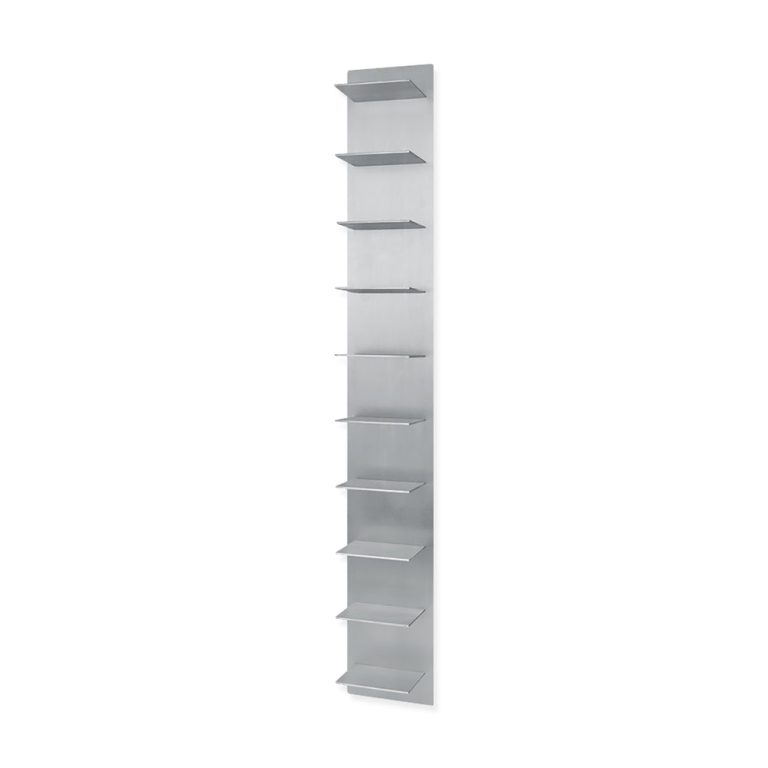 Lager Tall Wall-Mounted Book Shelf