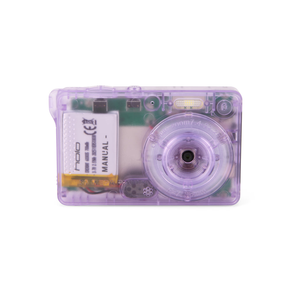 Transparent Digital Holo V2 Camera – Transparent Purple