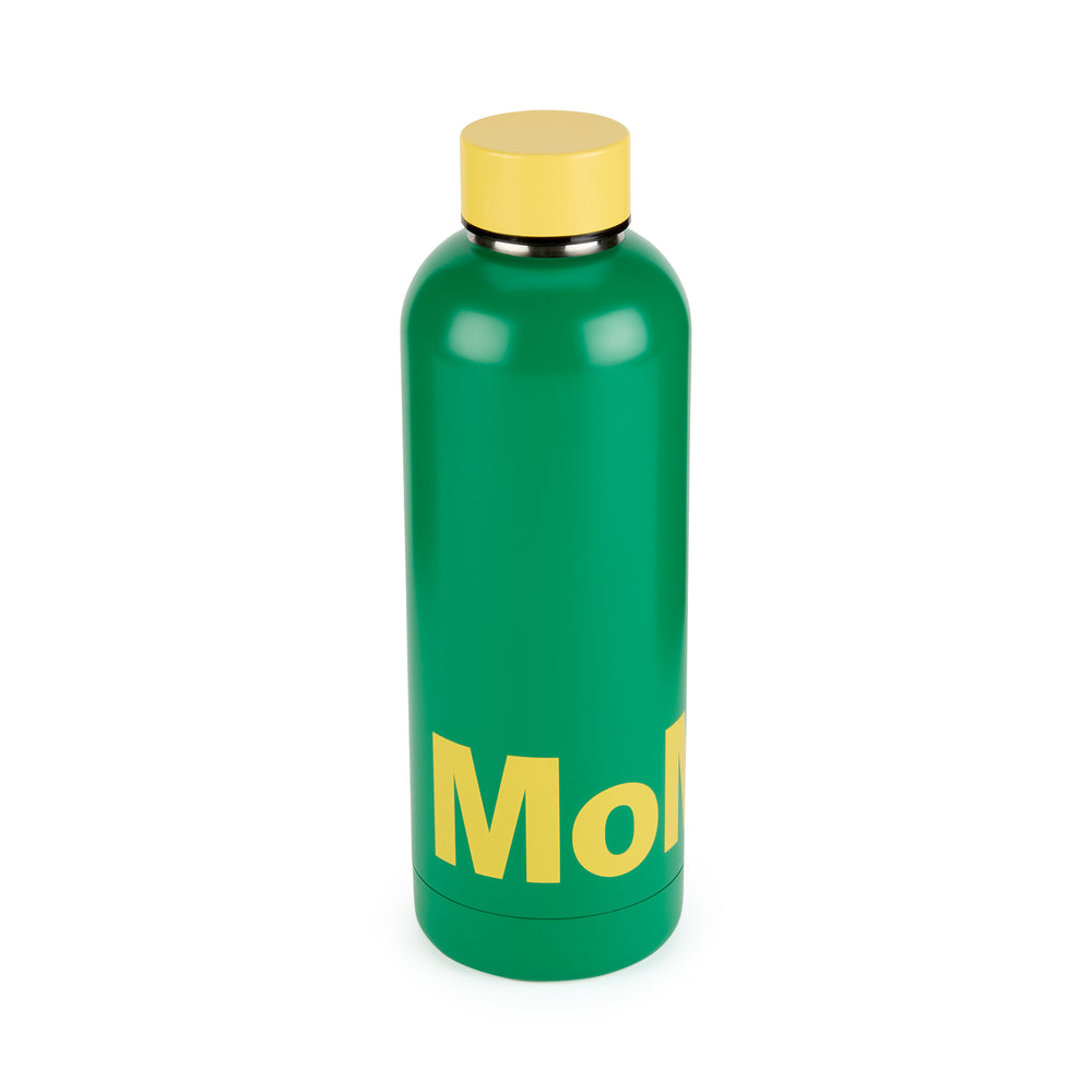 Colorful MoMA Water Bottles – Green/ Yellow