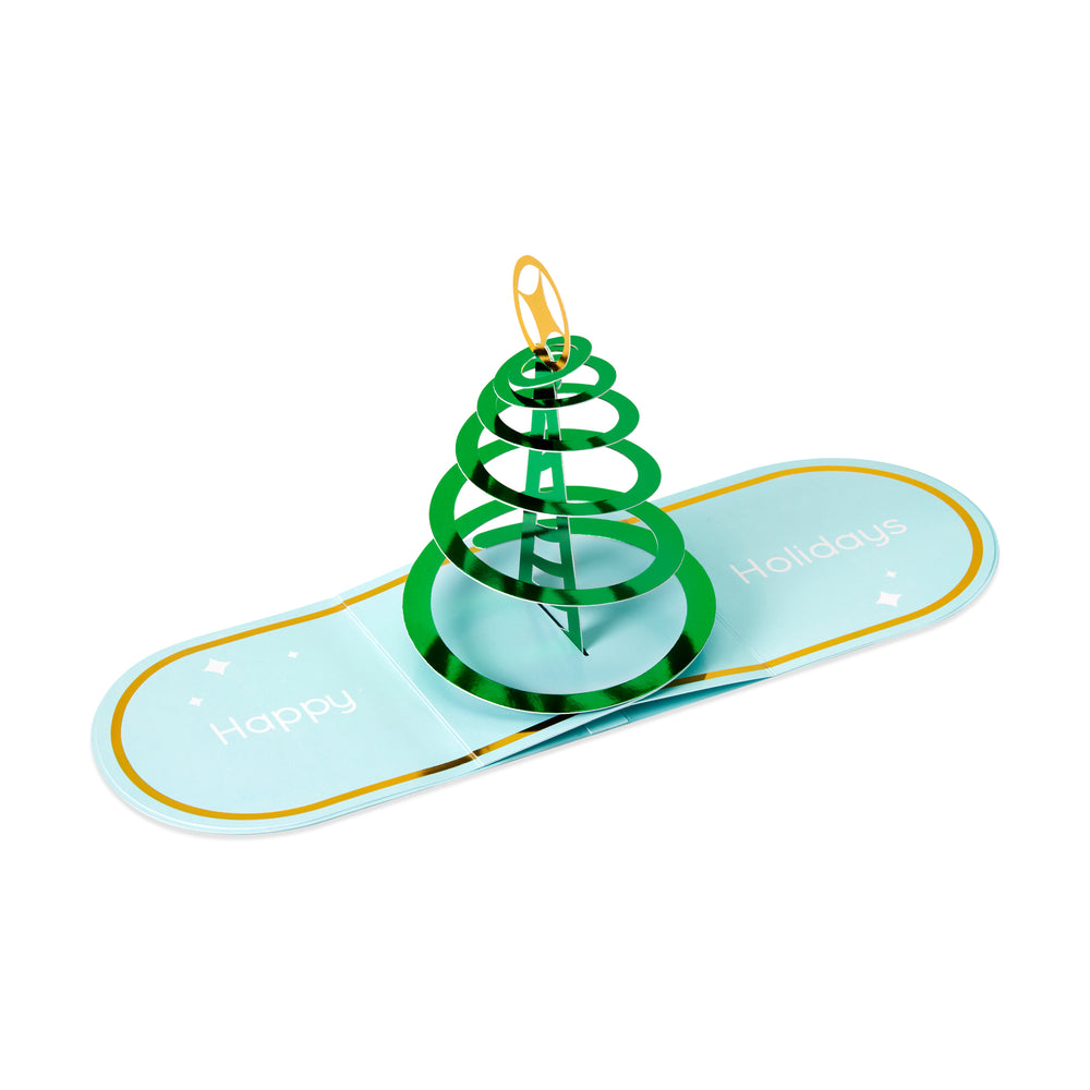 Cosmic Tree Holiday Pop-Up Cards – Set of 8