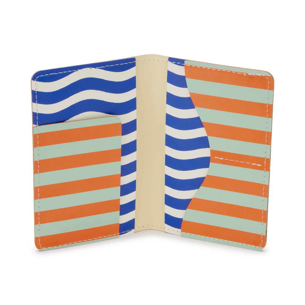 Dusen Dusen Recycled Leather Passport Case – Sand
