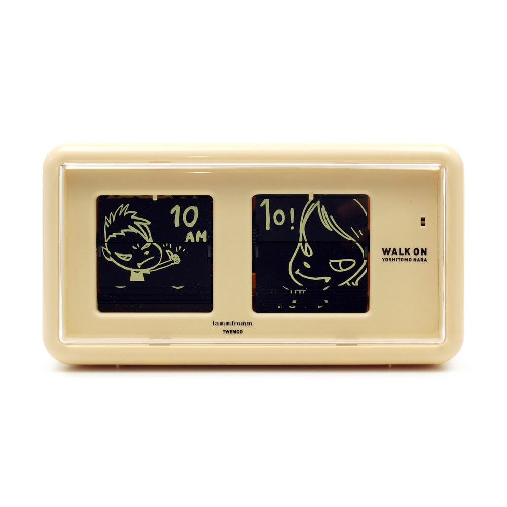 Yoshitomo Nara Walk On Flip Clock – Beige