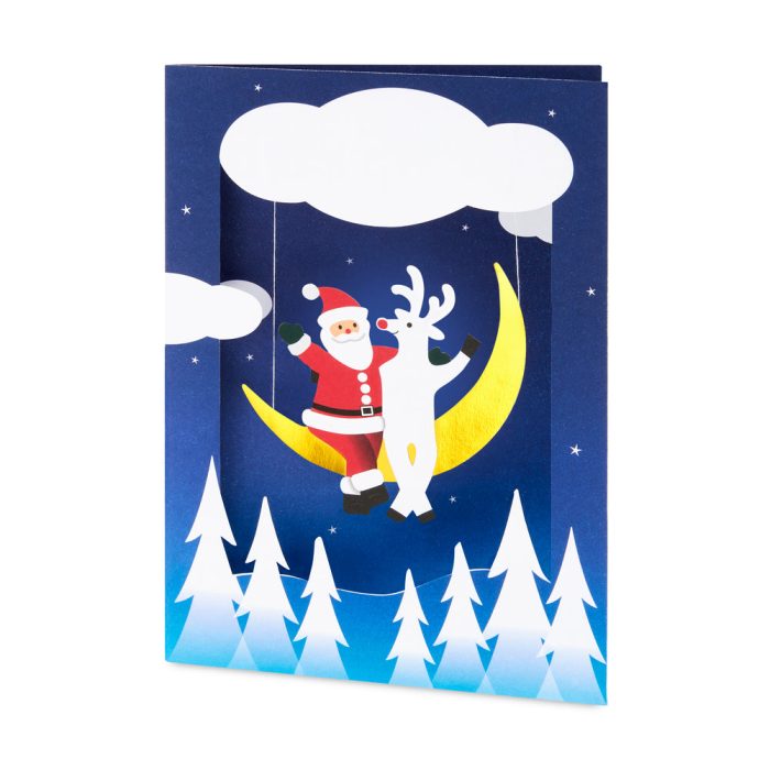 Santa’s Buddy Holiday Pop-Up Cards – Set of 8