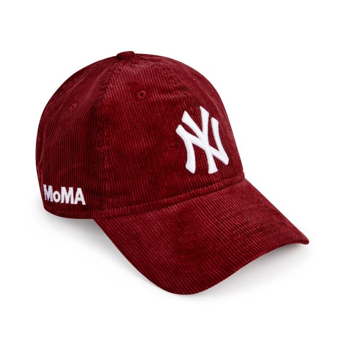 MoMA NY Yankees 9TWENTY Corduroy Adjustable Baseball Cap – Maroon