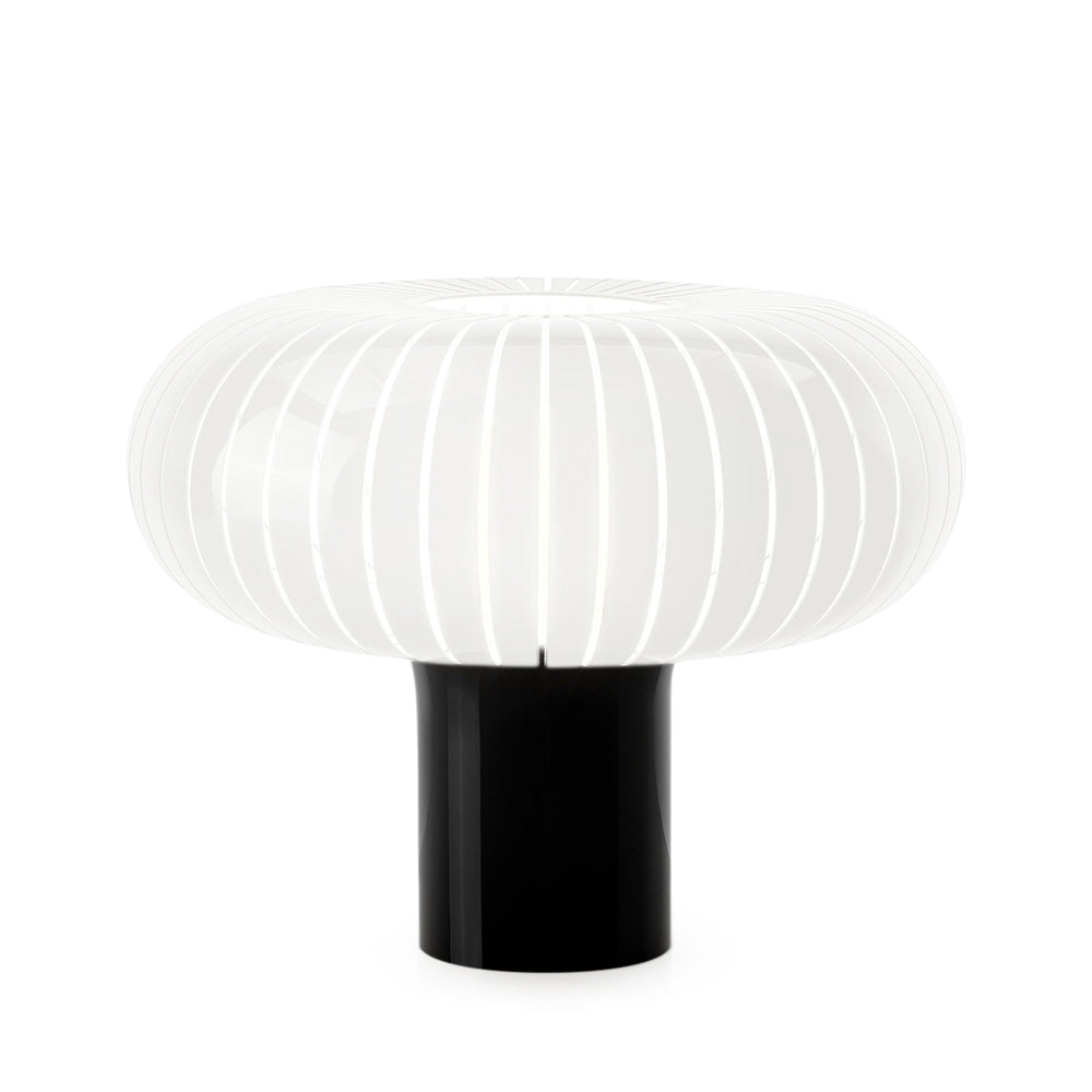 Teresa Recycled Acrylic Table Lamp – Black/ White