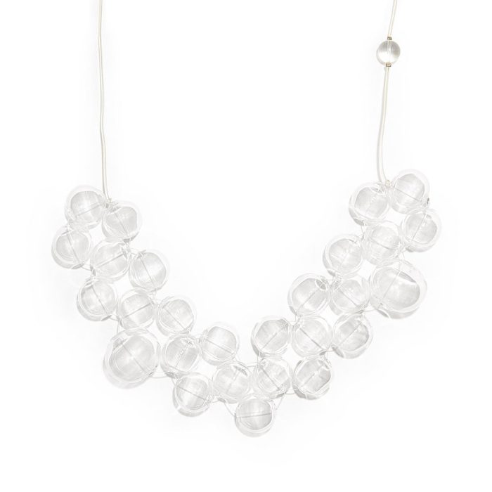Glass Bubble Necklace – Transparent