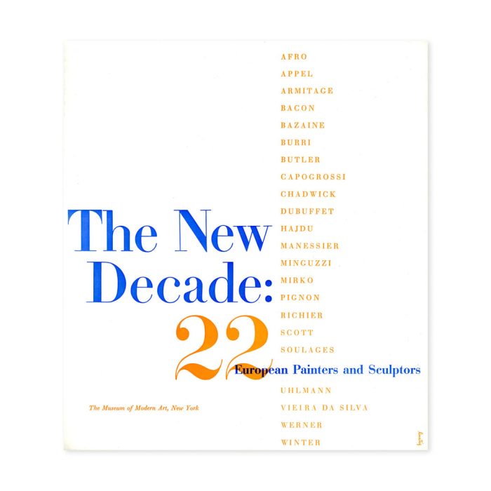 The New Decade:22 European Painters and Sculptors – Paperback