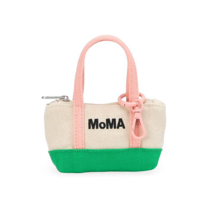 MoMA BAGGU Tote Bag Charm – Pink/ Green