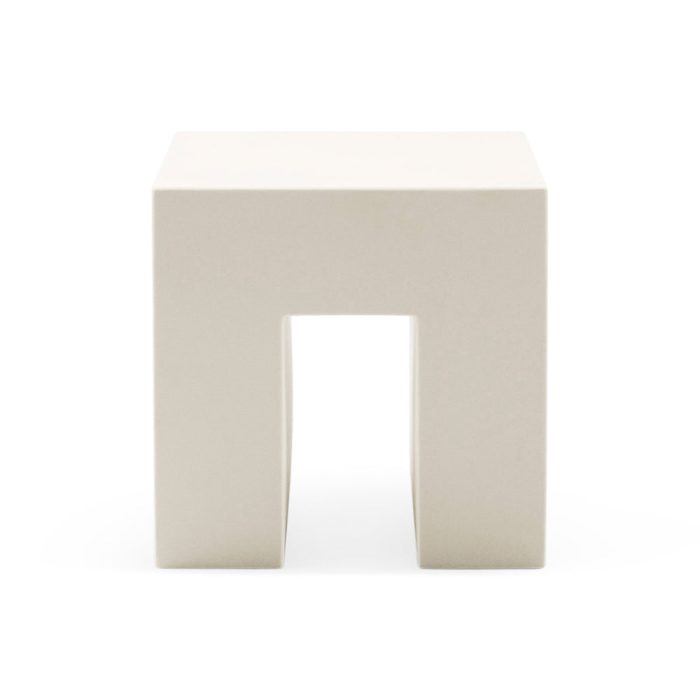 Vignelli Cube Stool from Heller – White