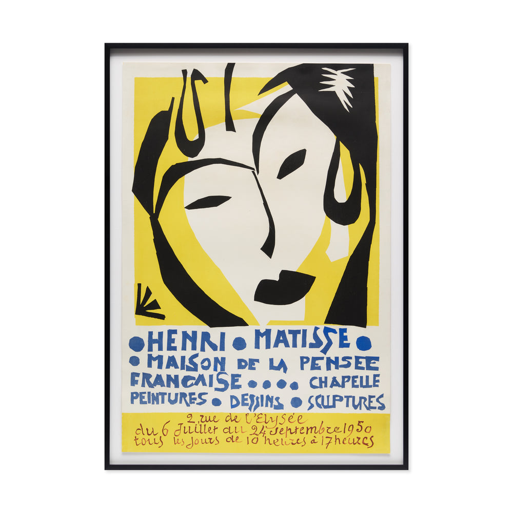 Henri Matisse Peintures, Dessins, Sculptures Framed Poster