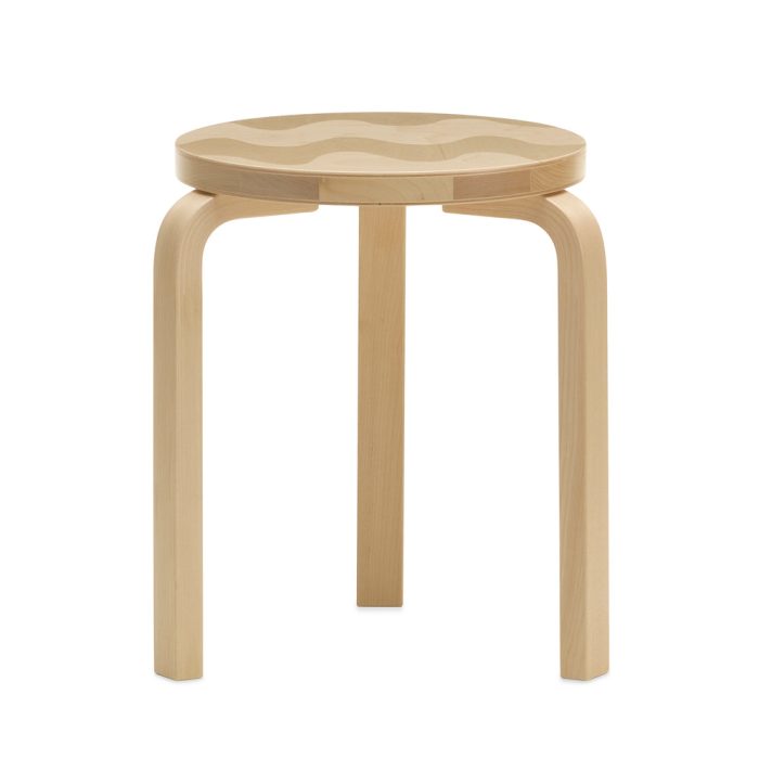 Artek Aalto Marimekko Stacking Stool 60 – Lokki