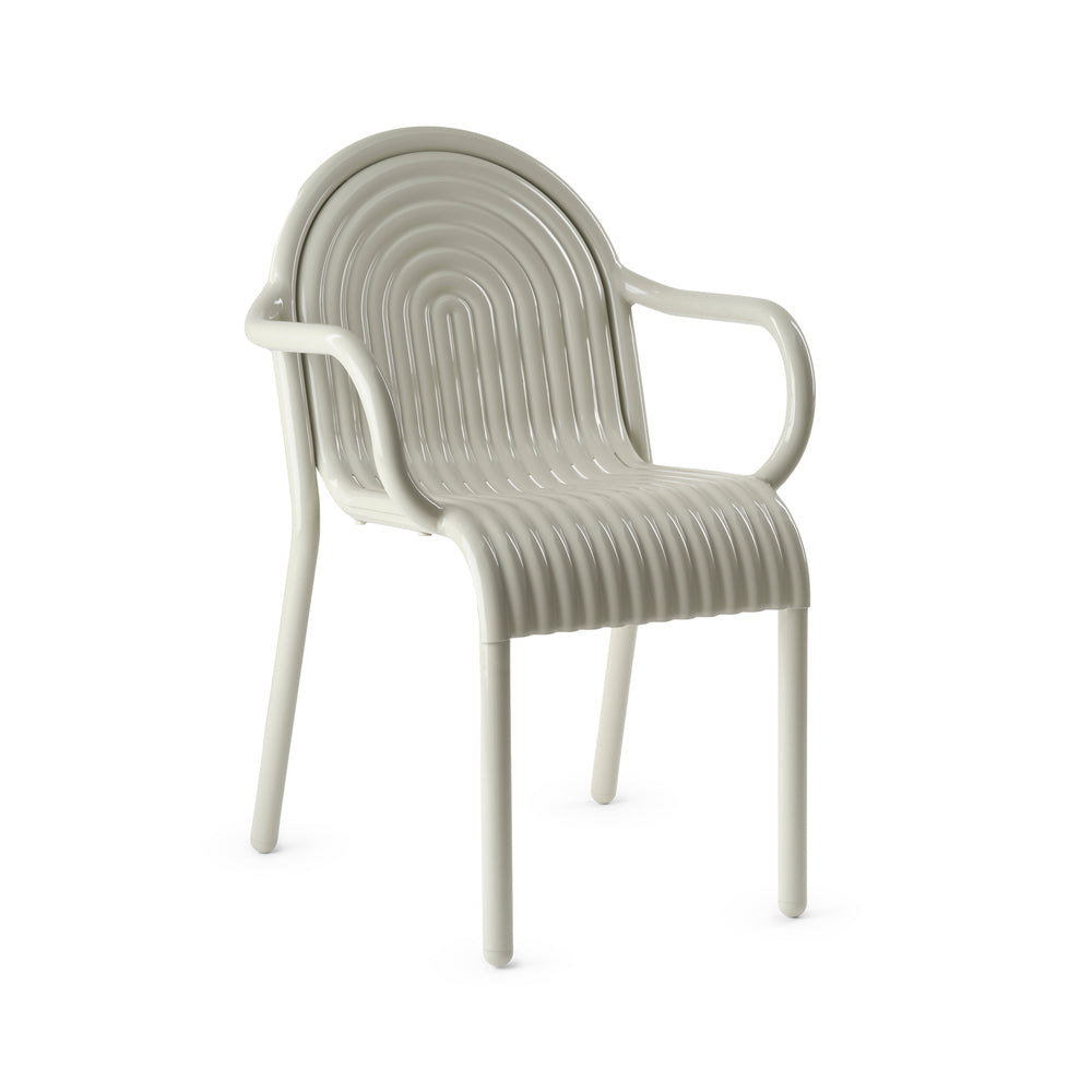 Tom Dixon Groove Outdoor Stacking Armchair – Putty