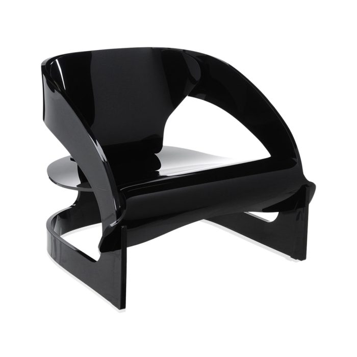 Joe Colombo 4801 Armchair by Kartell – Black