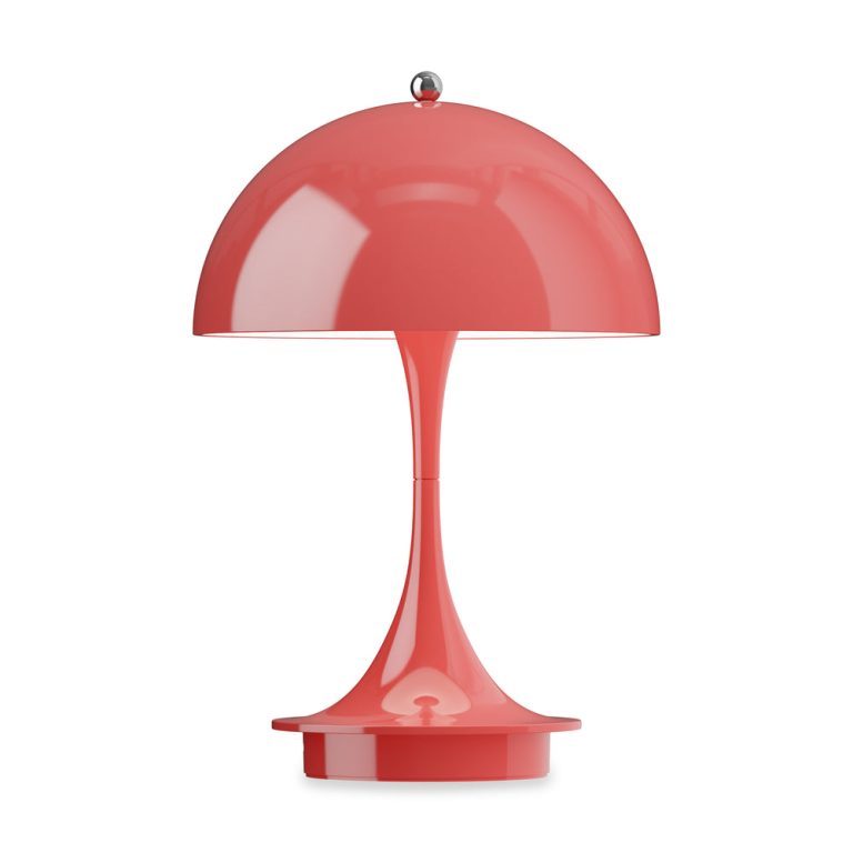 Panthella 160 Portable Table Lamp – Coral