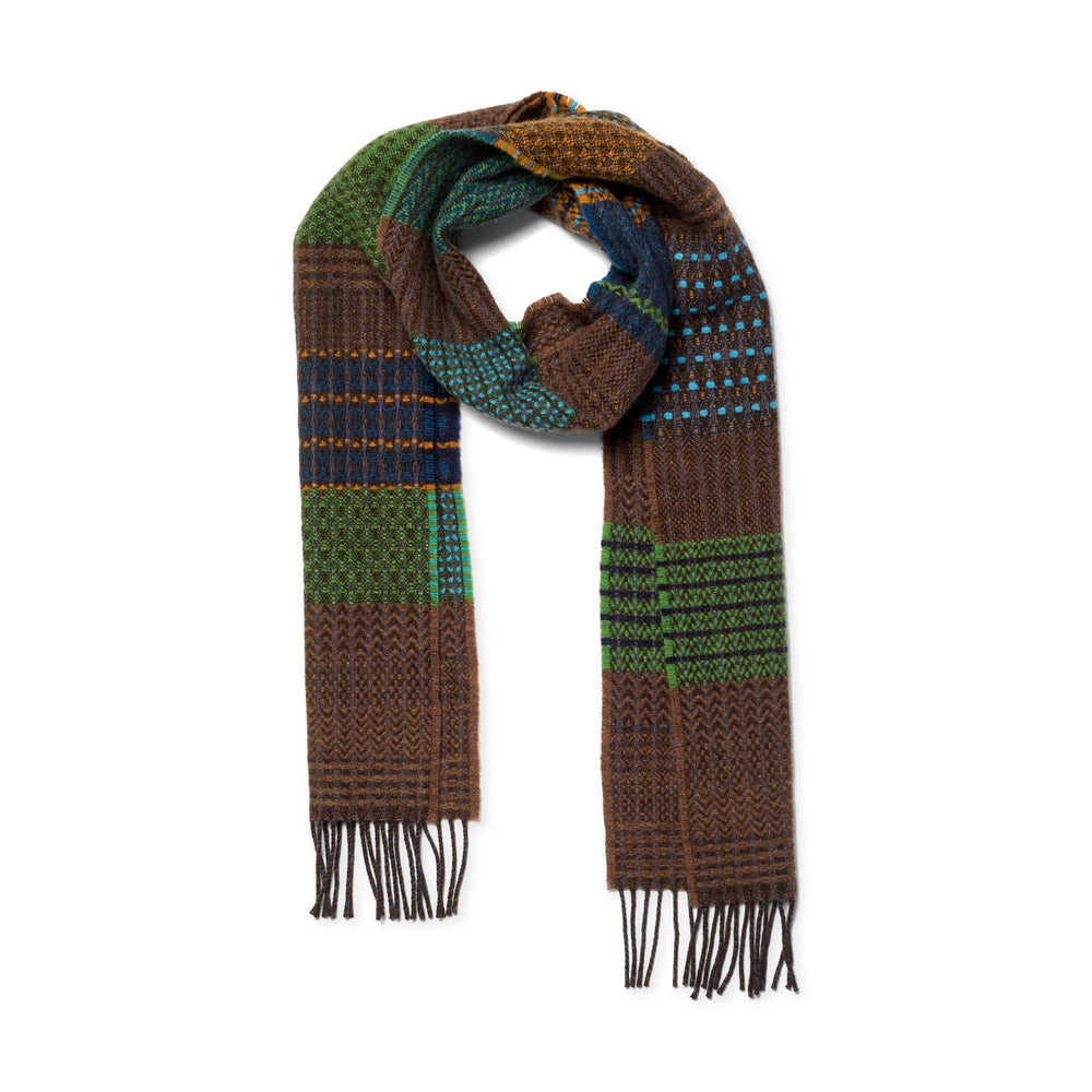 Wallace Sewell Walton Patterned Wool Scarf