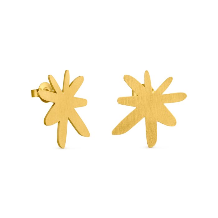 Joan Miró Gold-Plated Star Earrings