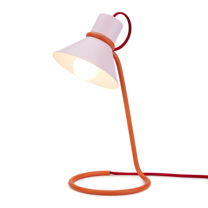 Loop de Loop Table Lamp – Pink/ Orange