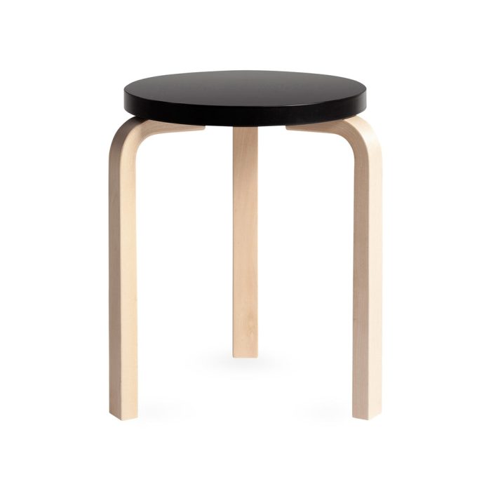 Artek Aalto Stacking Stool 60 – Black