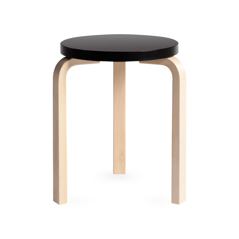 Artek Aalto Stacking Stool 60 – Black