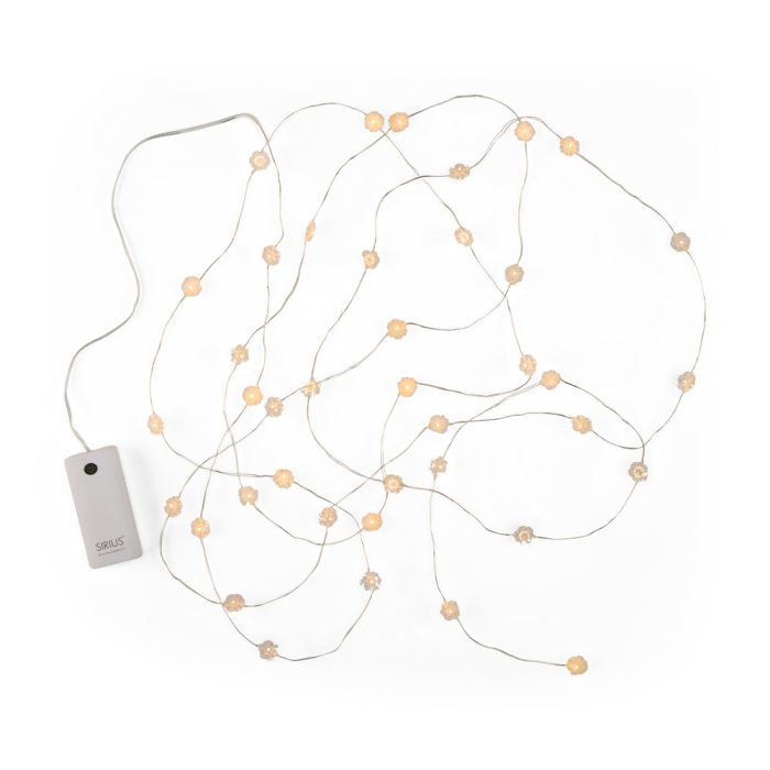 LED Holiday String Lights Set – Snowflakes