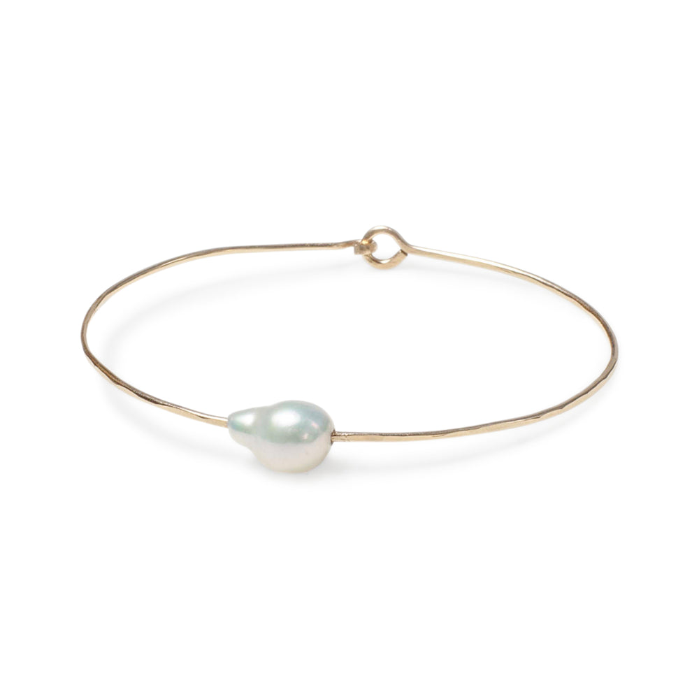 Mary MacGill Petite Baroque Pearl Wire Bracelet