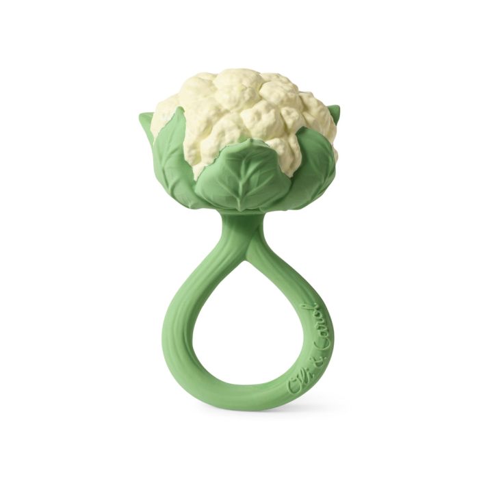 Fruit & Veggie Rattle Toy – Cauliflower